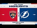 NHL Highlights | Panthers vs. Lightning - February 5, 2026