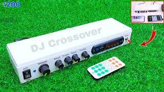 How To Make Crossover Mixer | DJ Crossover