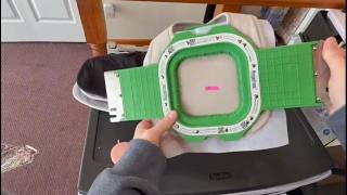 Magnetic Hoop vs Screw Hoop Hoop Burn & Tension Test on Real Garments #maggieframe #embroidery