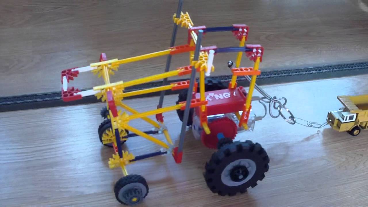 Big Knex Fantasy Tractor Pull Scale Payhauler Dumptruck!!! YouTube