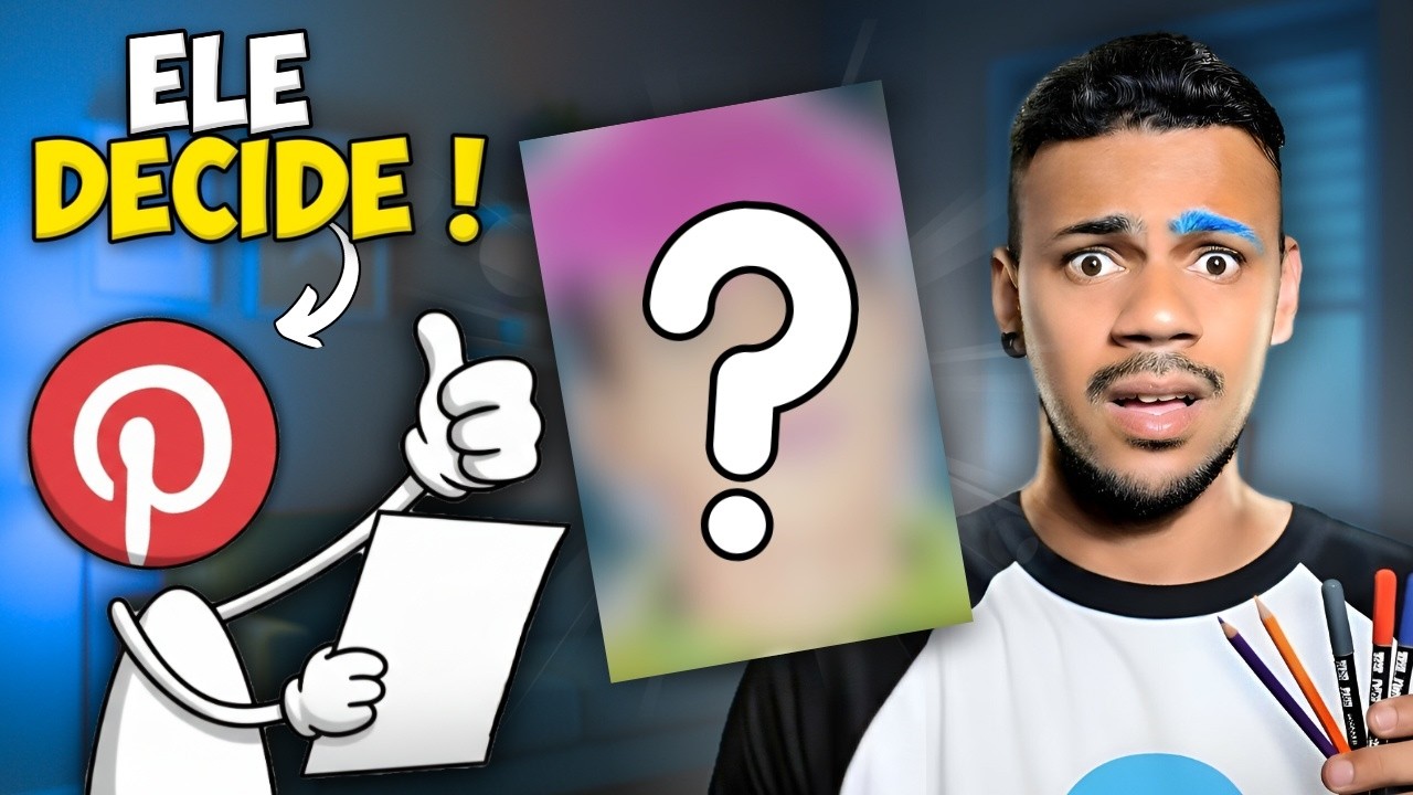 O PINTEREST DECIDE O MEU DESENHO #2 | Alleno Crafts