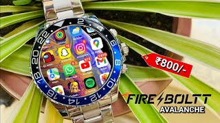 Firebolt Avalanche Smartwatch Review 😍 | Best Smart Watch Under 1000 😲