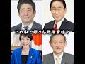 この中で好きな政治家は? #shorts #政治 #地理系