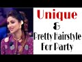 pretty braid hairstyle for party | shilpa shetty hairstyle | messy braid hairstyle