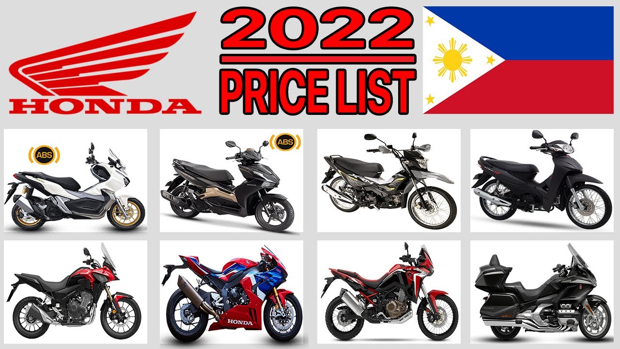 Honda Motorcycle Price List In Philippines 22 Youtube