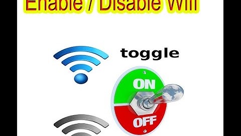 Enable Or Disable Wifi Broadcasting