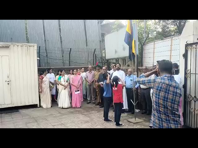 Republic Day 2023 - Mar Thoma School Maharashtra - School Flag, Flag Bearer with House Flag class=