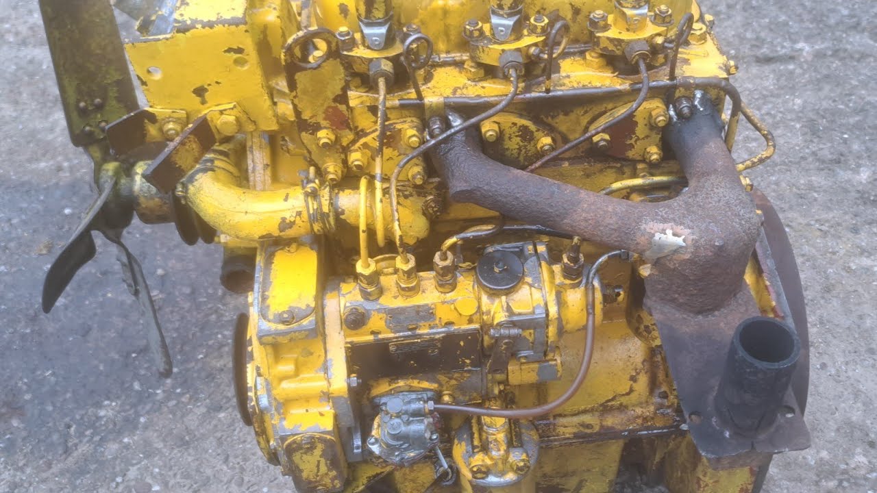 PERKINS P3.144 DIESEL ENGINE TEST RUN MASSEY FERGUSON TE20 BRISTOL CRAWLER FORDSON DEXTA GENERATOR