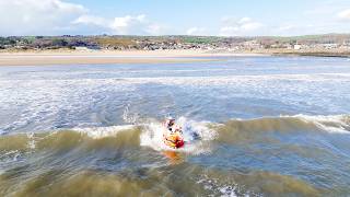 Burry Port RNLI D Class Shout | 14 March 2026 | Drone Footage