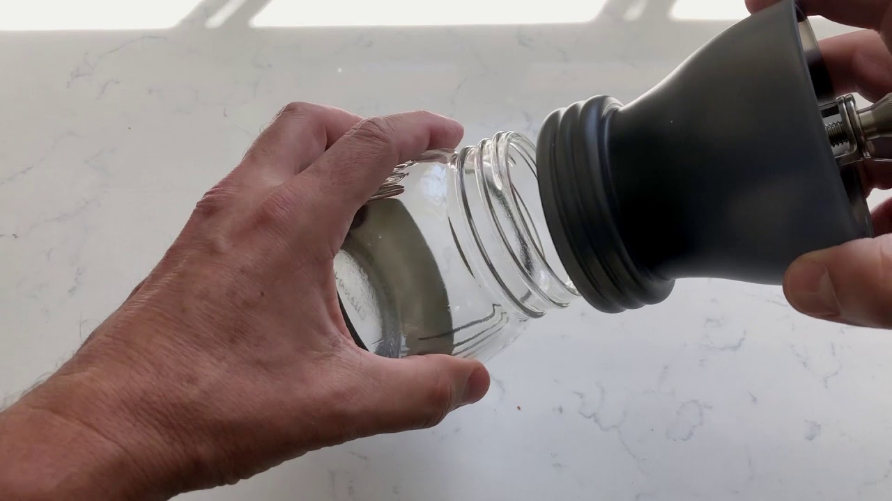 HARIO burr grinder YouTube