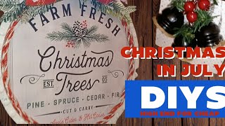 BUDGET FRIENDLY FARMHOUSE CHRISTMAS DIY CRAFTS