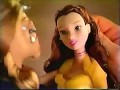 Disney princess royal style belle  beast doll commercial 2005