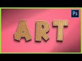  photoshop tutorial  cardboard text effect in photoshop cc 2021