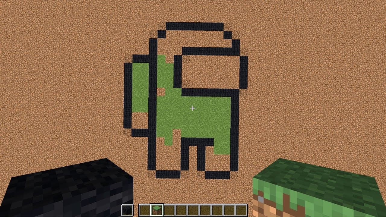 new method of drawing in minecraft - YouTube
