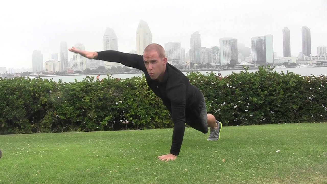 Push Up with One Arm Lift YouTube