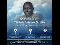 Memorial service of Wilson Kimuyu Mumo.