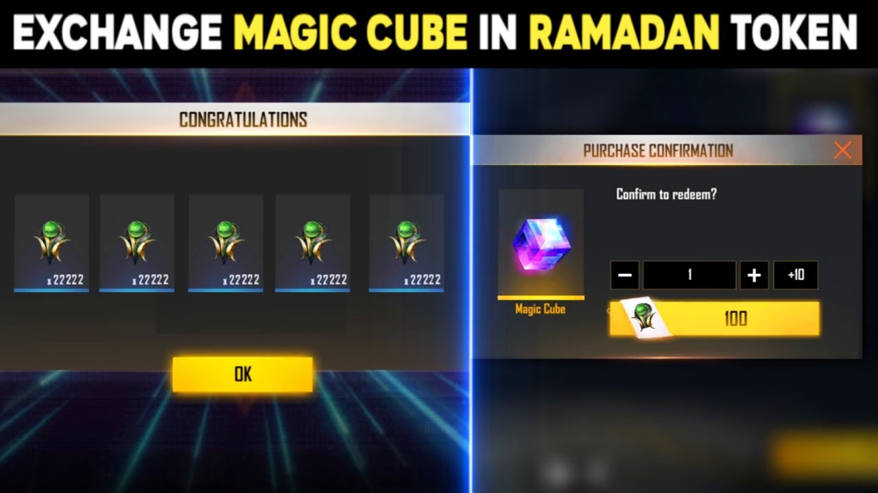 Exchange Magic Cube In Ramadan Token Enter Trick | Free Fire New Tricks 2022