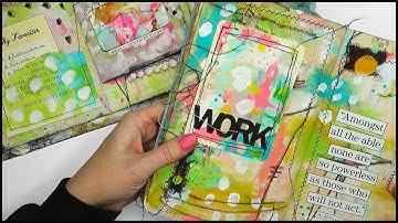Relaxing Art Journal Flip Through