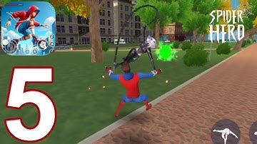 Spider Hero 3D Fighting Game Gameplay Walkthrough Part 5 - Shawdow Claw (iOS, Android)