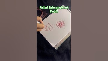 Failed Spirograph art part 2 #shirts #spirograph #asmrsounds