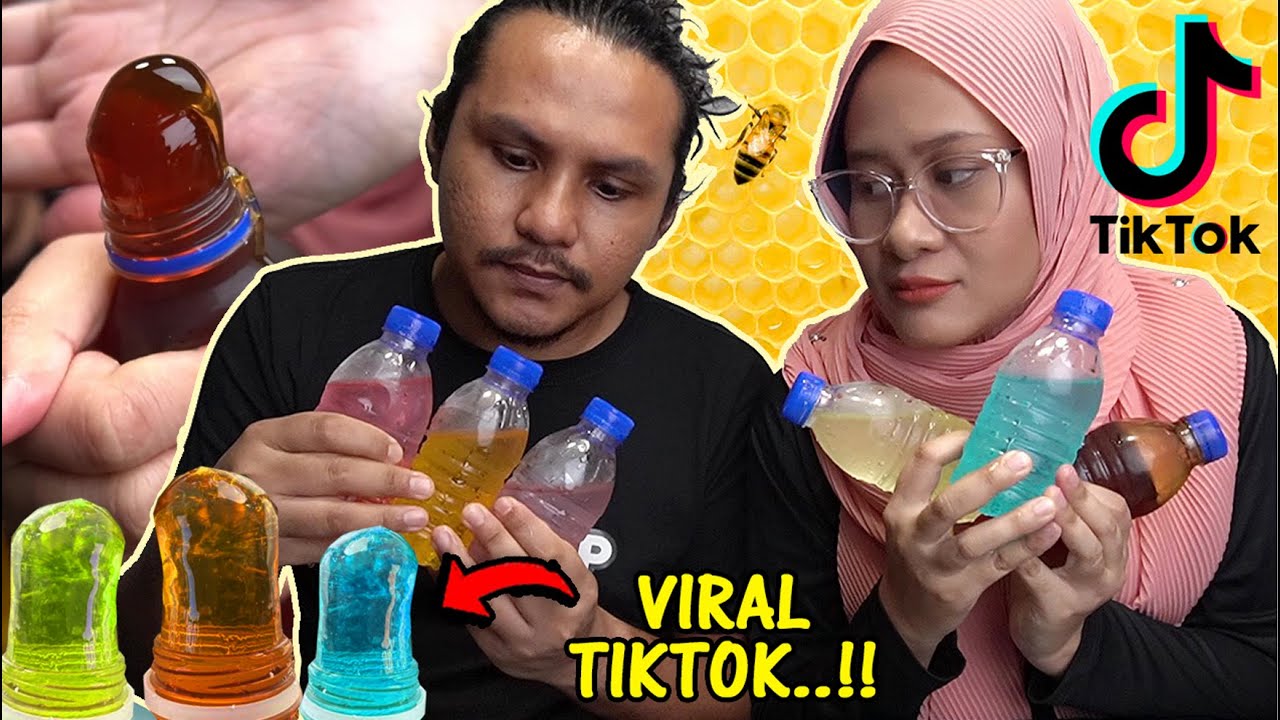 Kekti cuba buat FROZEN HONEY JELLY🍯🍯🍯 [Resepi Viral TIKTOK]