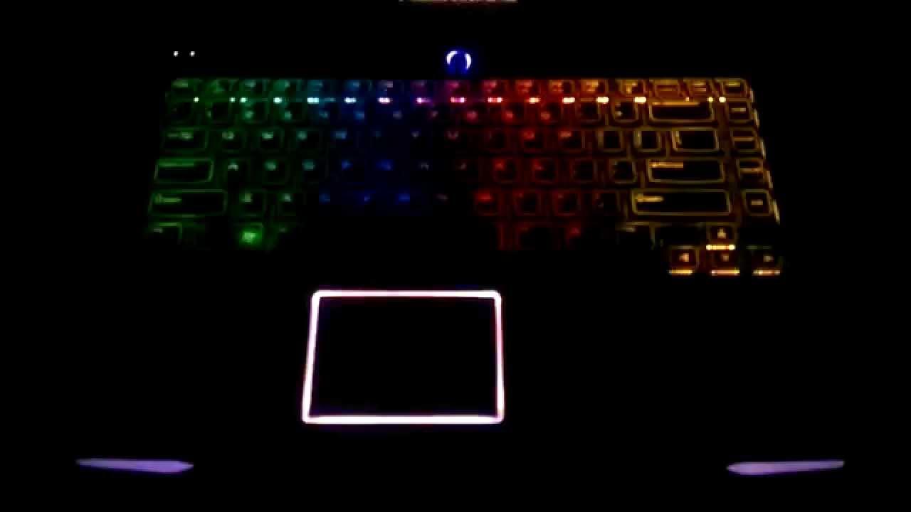 The Perfect Alienware M14x AlienFX Light Show (Winamp) YouTube