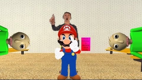 mario plays baldi