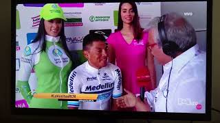 Vuelta A Colombia 2018 - Etapa Final - Entrevista A Jonathan Caicedo