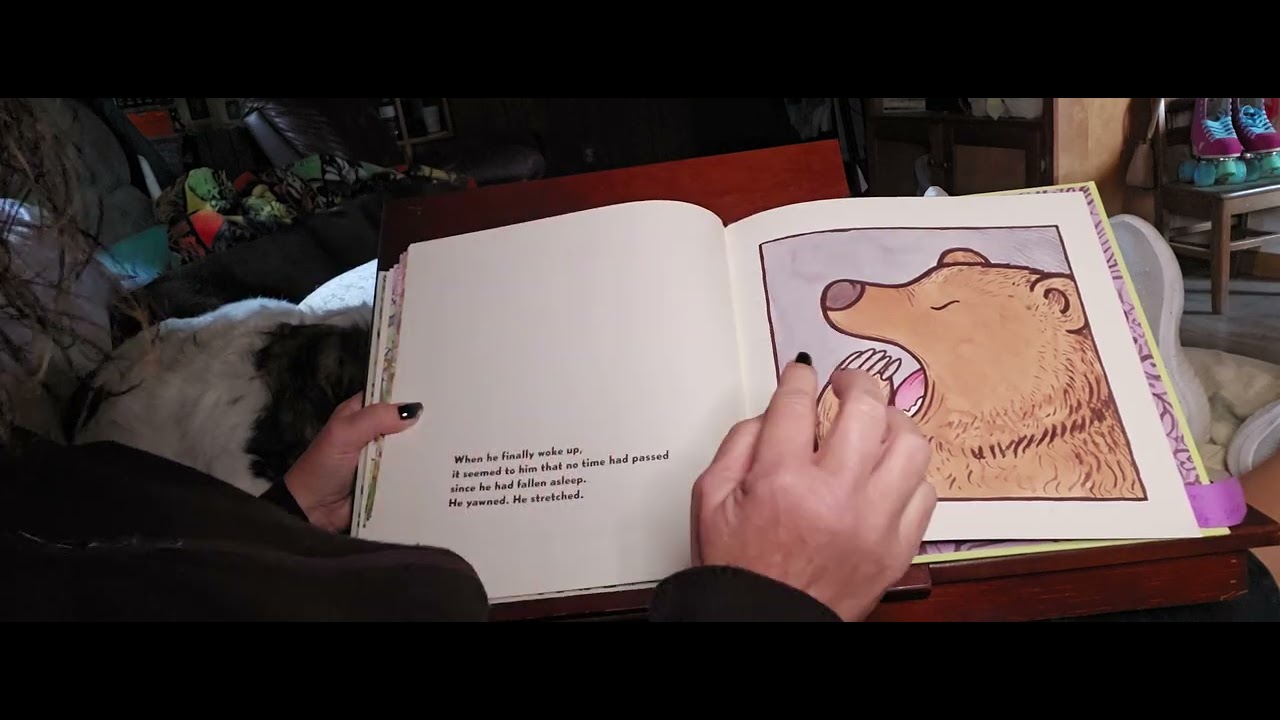 Reading with Radar and Piper! Old Bear by Kevin Henkes