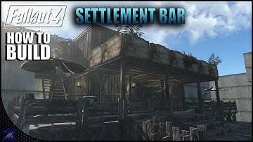 Fallout 4 - How to Build a Bar | Settlement Building Ideas