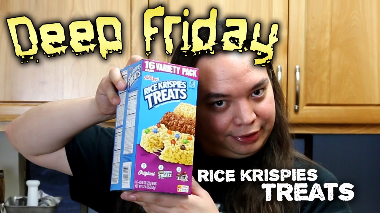 Deep Fried Rice Krispies Treats Deep Friday YouTube