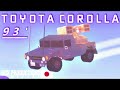 TOYOTA COROLLA 93'// Roblox Plane Crazy