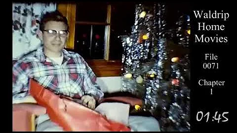 Vernon Waldrip Home Movies - 8mm Waldrip Christmas