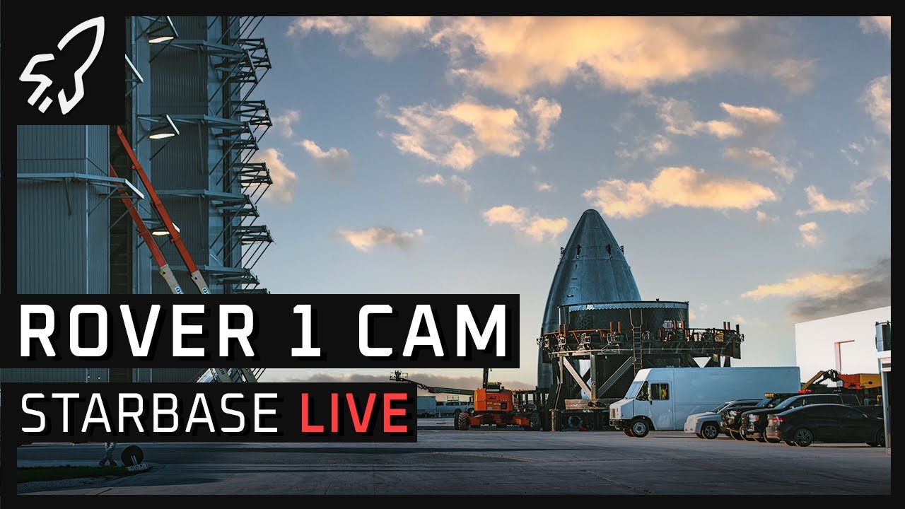 Starbase Live Rover Cam - SpaceX Starship Launch Facility