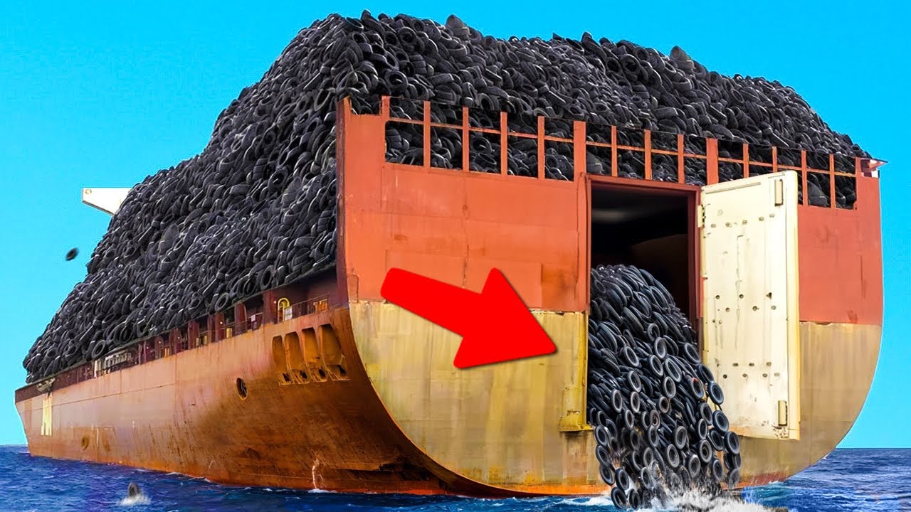 Они Сбросили в Океан 2 Миллиона Шин. Спустя 50 Лет Все Были в Шоке от ...