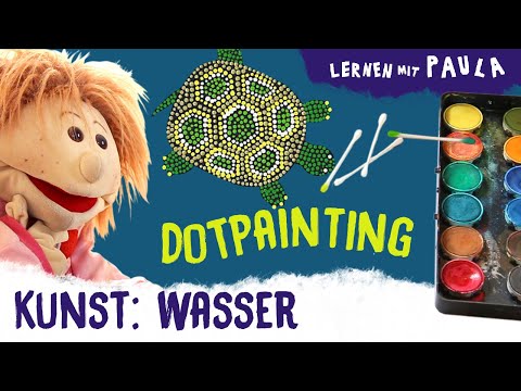 Kunst: Wasser (Dotpainting)