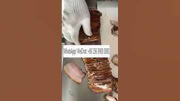 Automatic Cooked Meat Bacon Sausage Slicer Slicing Machine Cutting Machine