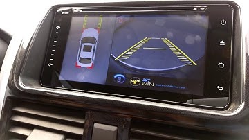 Test thử camera 360 độ ô tô và màn hình android kiri cho xe Vios! Giải pháp ngon bổ rẻ!