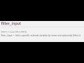 filter_input