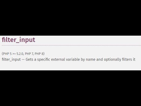 filter_input