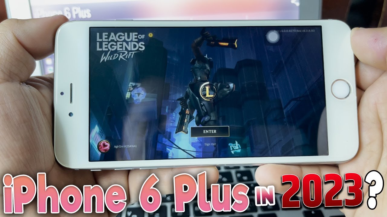 League Of Legends Wild Rift Gameplay On IPhone 6 Plus STILL PLAYABLE 