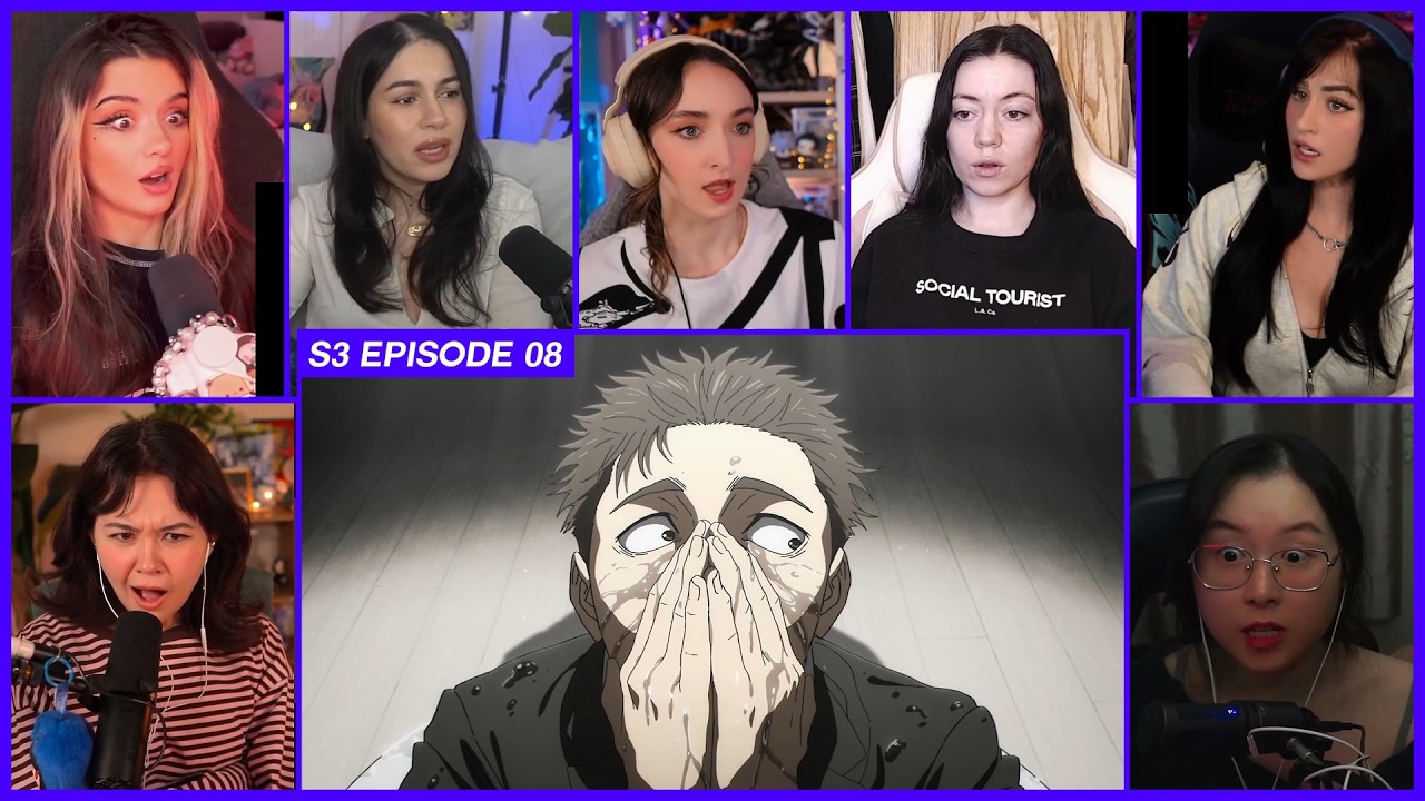 [GIRLS REACT] Yuji meets Higuruma | JJK Season 3 Ep 8 Girl Reaction Mashup