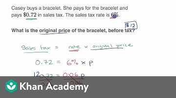 Tax, discount and tip examples