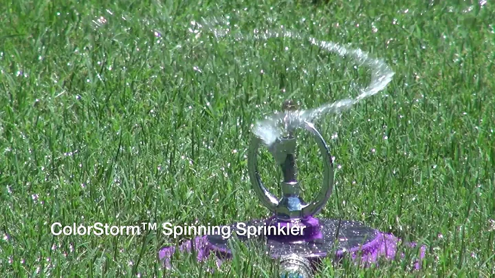 ColorStorm Spinning Sprinkler
