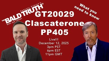 Clascaterone, GT20029, PP405 TBT- December 12th, 2025