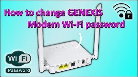 How to change Netplus GENEXIS Wi-Fi modem password | Step by step