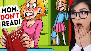 My Mom Found my SECRET DIARY & Read What I REALLY think about her (Animated Story Time)