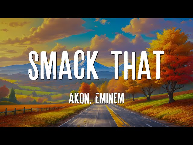 Smack That - Akon ft. Eminem (Lyrics)
