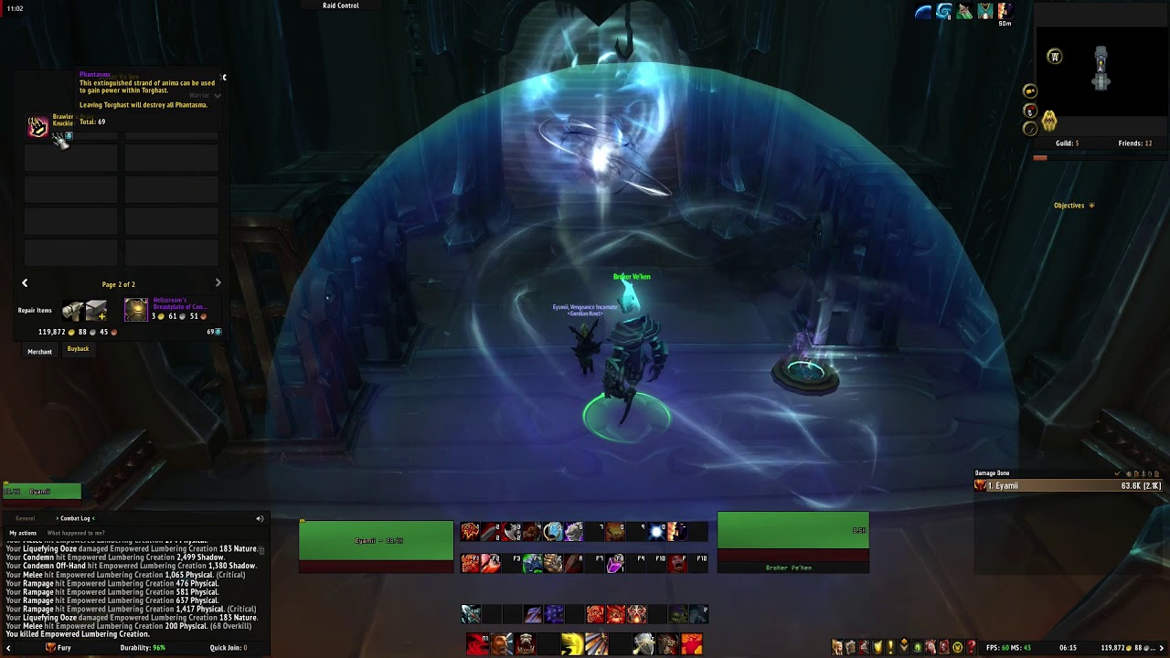 Torghast Layer 3 Warrior Clear - WoW Shadowlands