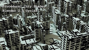 Procedural City in Blender 2.9